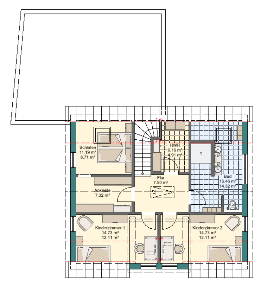 Grundriss DG