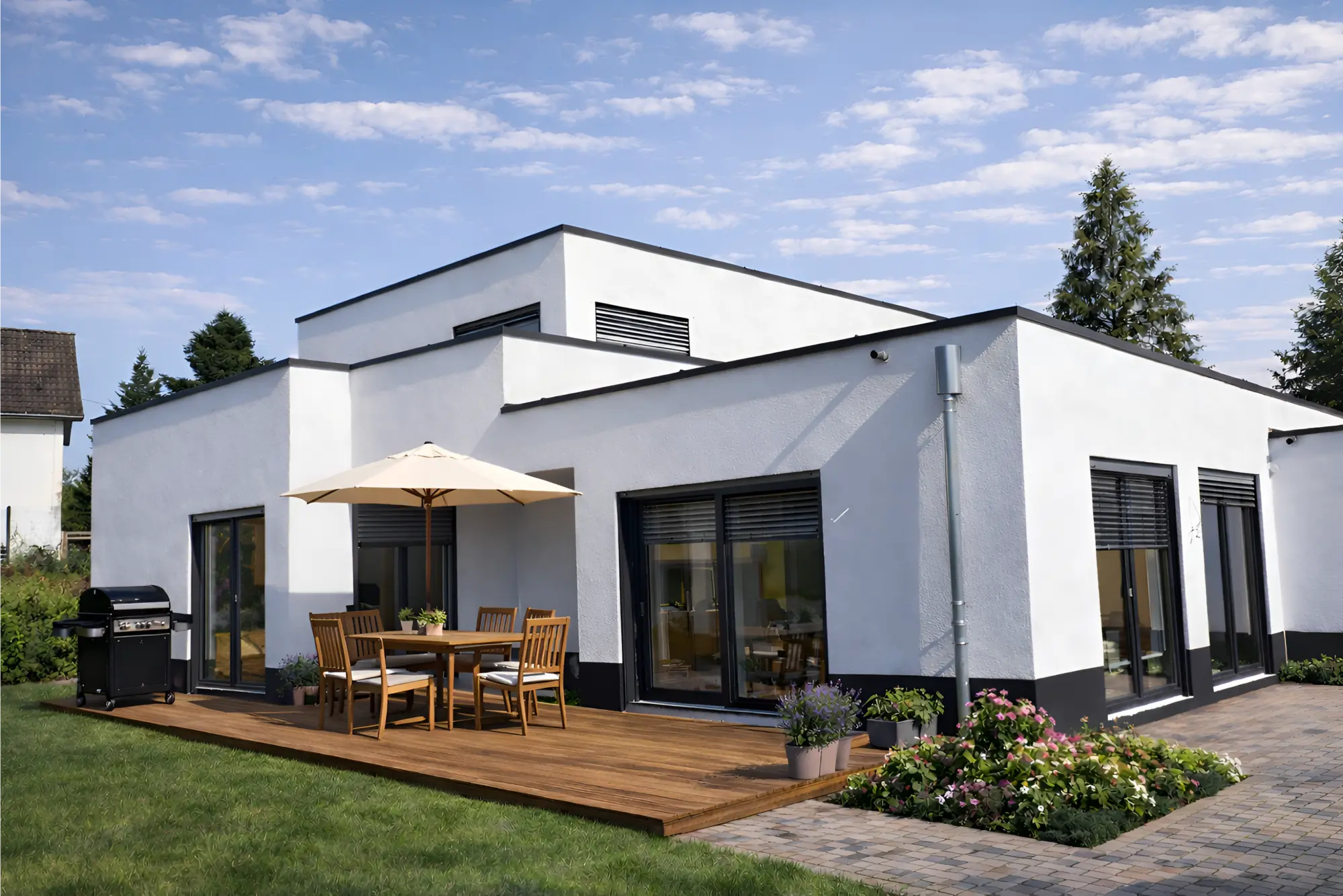 Vision – Bauhaus mit Staffelgeschoss