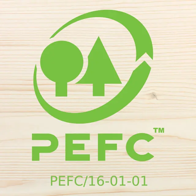 PEFC-zertifiziertes Holz